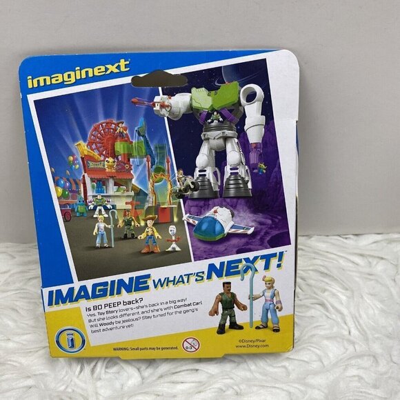 Imaginext TOY STORY 4 Bo Peep Combat Carl Figure Disney Pixar Ages 3-8 Years NEW - Picture 7 of 8